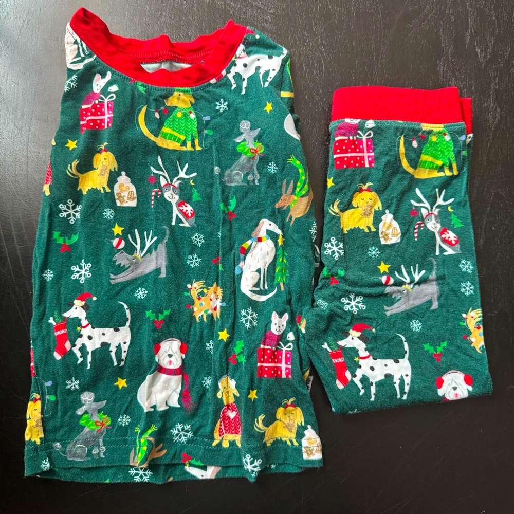 Little Sleepies Holiday Hounds Two Piece Pajama Set